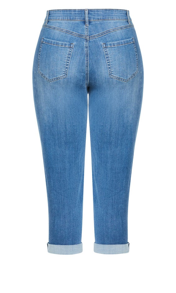 Girlfriend Stretch Jean Light Wash - petite, , alternate image number 6