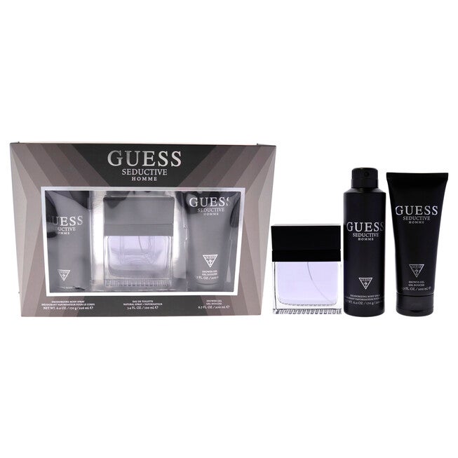 Seductive by Guess for Men - 3 Pc Gift Set 3.4oz EDT Spray, 6oz Deodorizing Body Spray, 6.7oz Shower Gel, , alternate image number 5