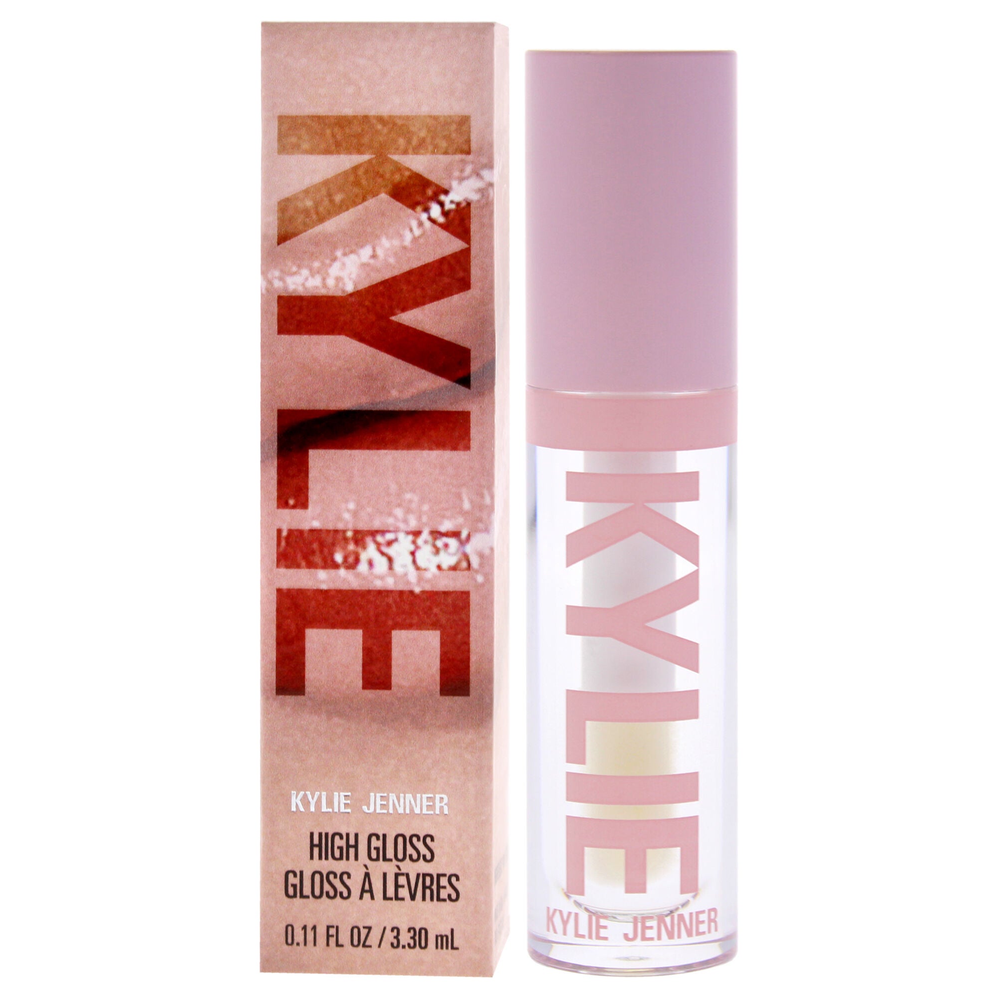 High Gloss - 001 Crystal by Kylie Cosmetics for Women - 0.11 oz Lip Gloss, Pink, alternate image number 3