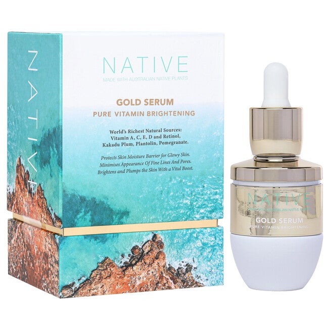 Native Gold Pure Vitamin Brightening Serum by Klara for Women - 1.01 oz Serum, See Description, alternate image number 1