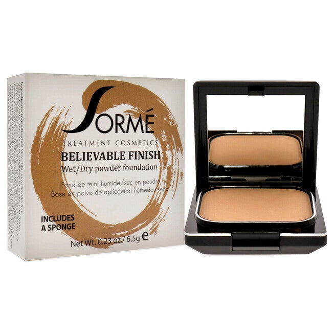 Believable Finish Powder Foundation - Blush Beige by Sorme Cosmetics for Women - 0.23 oz Foundation, See Description, alternate image number 2
