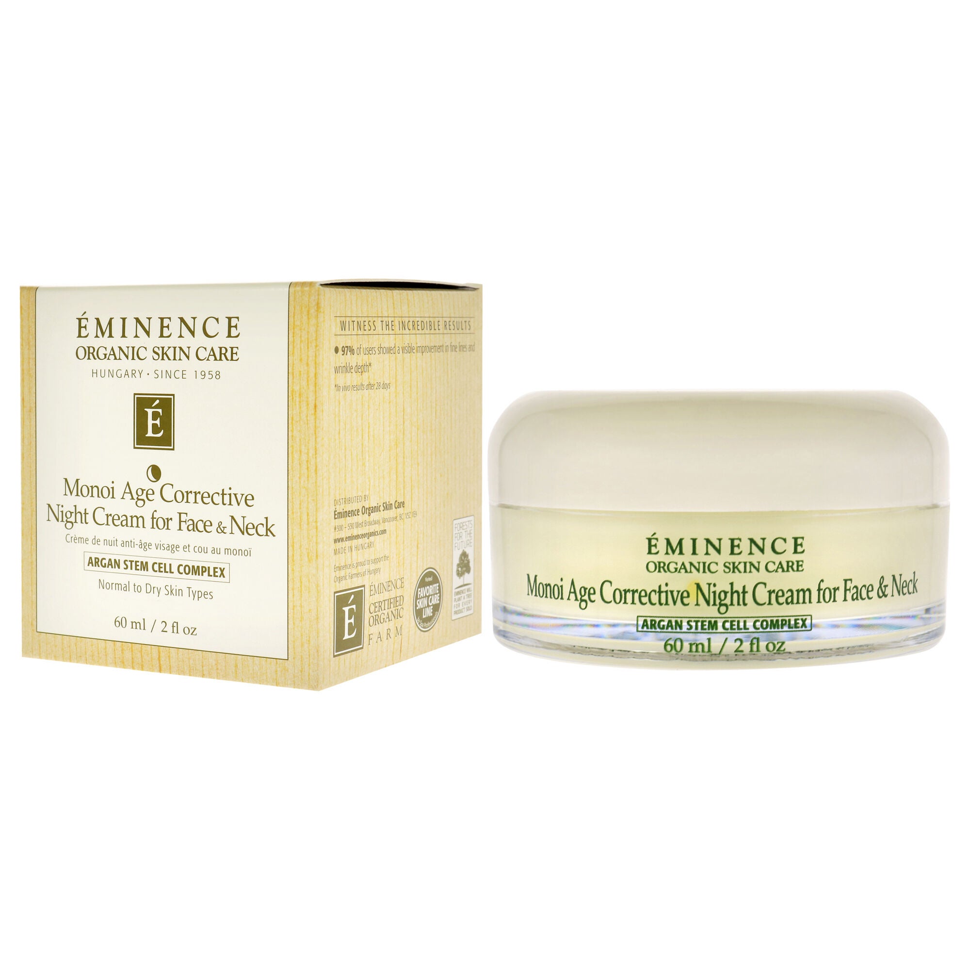 Monoi Age Corrective Night Cream for Face and Neck by Eminence for Unisex - 2 oz Cream, See Description, alternate image number 3