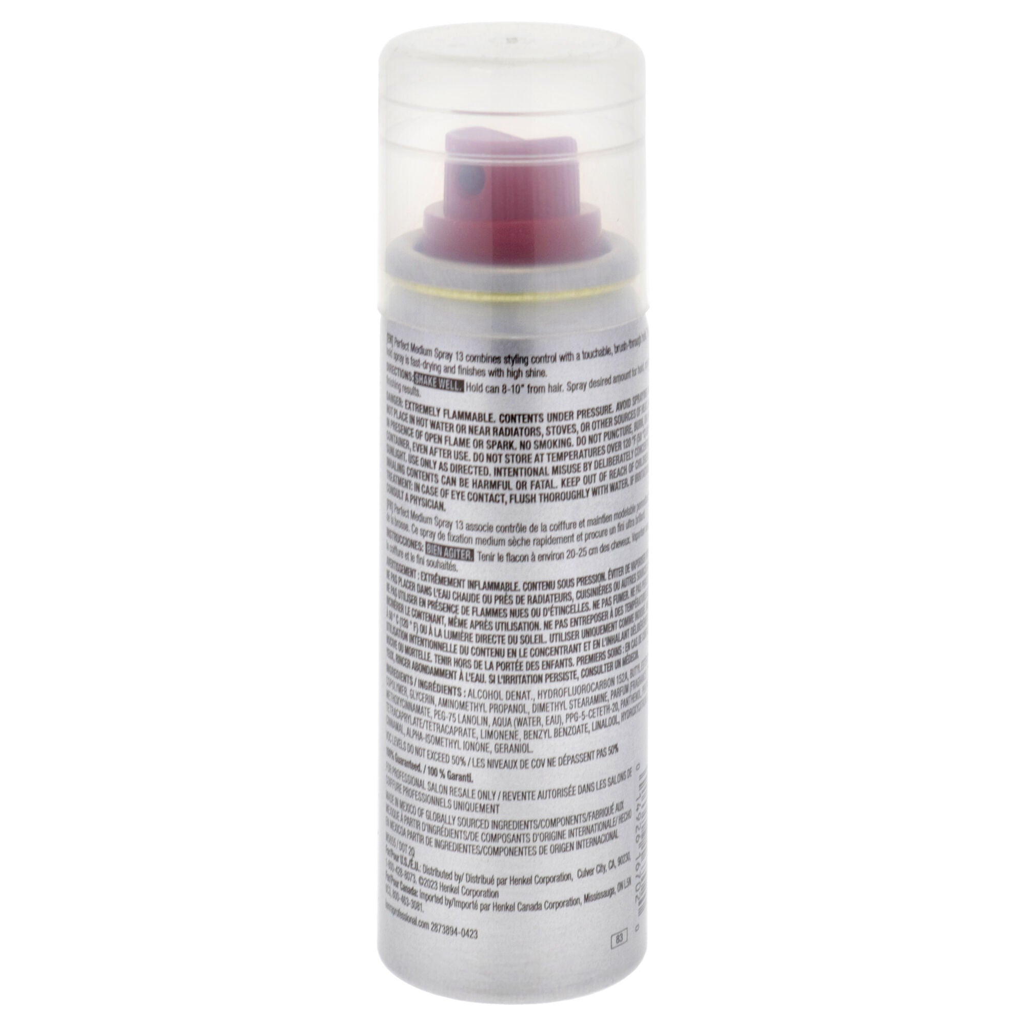Perfect Medium Spray - 13 Medium Hold by Kenra for Unisex - 1.5 oz Hair Spray, See Description, alternate image number 2