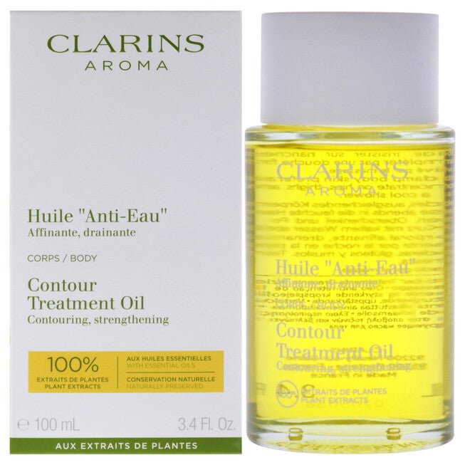 Contour Body Treatment Oil by Clarins for Unisex - 3.4 oz Treatment, See Description, hi-res image number 0