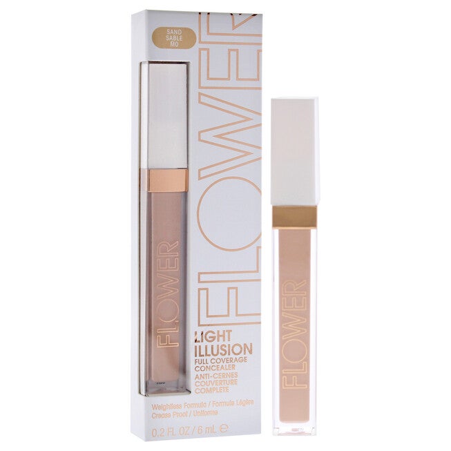 Light Illusion Full Coverage Concealer - M0 Sand by Flower Beauty for Women - 0.2 oz Concealer, See Description, alternate image number 2