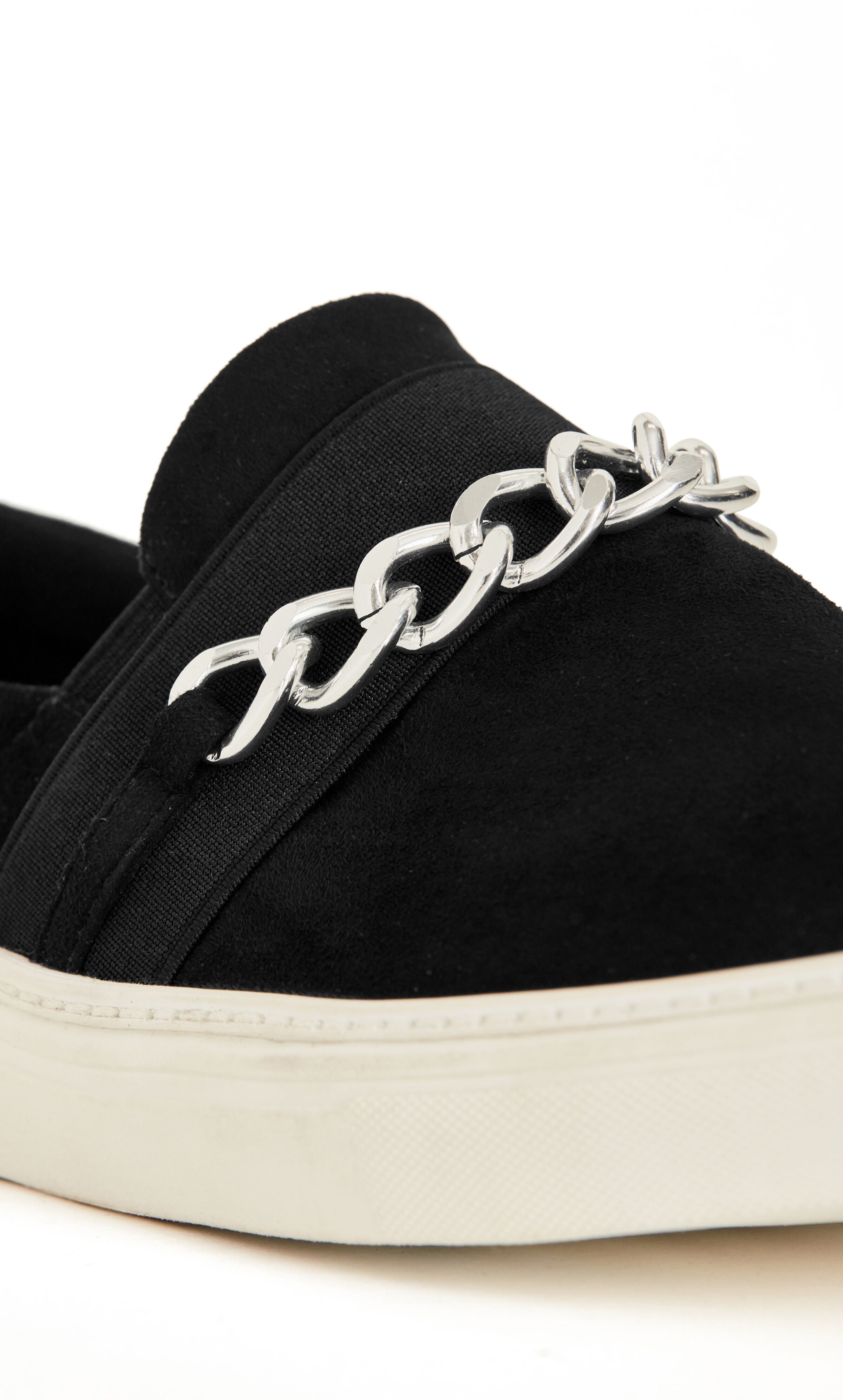 WIDE FIT Chain Fleur Trainer - black, , alternate image number 6