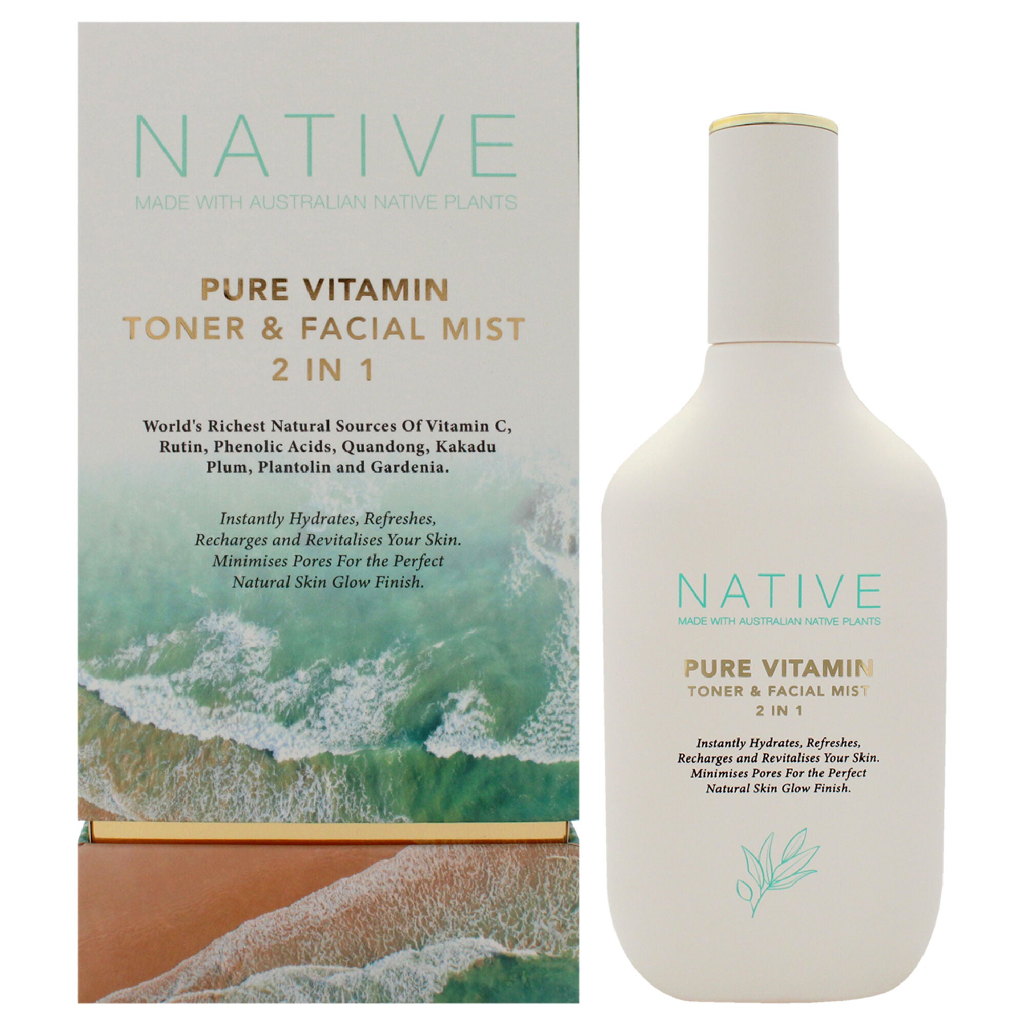 Native Pure Vitamin Toner and Facial Mist by Klara for Women - 3.4 oz Mist, See Description, hi-res image number 0