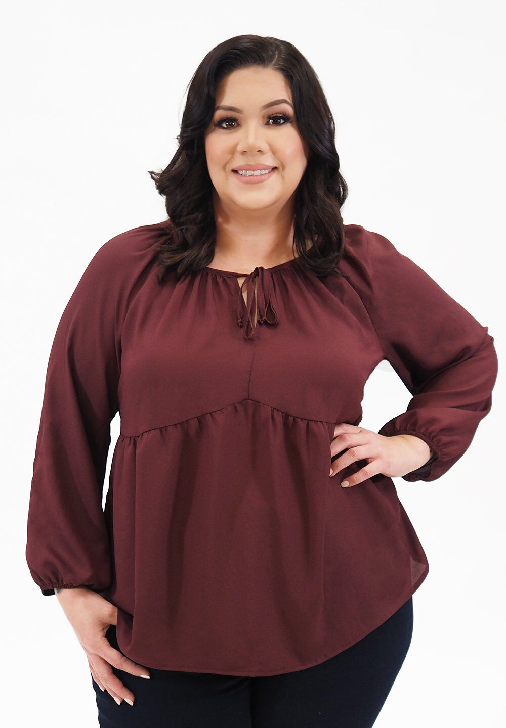 Marissa Top, Burgundy, hi-res image number 0