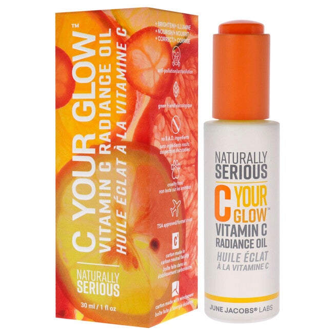 C Your Glow Vitamin C Radiance Oil by Naturally Serious for Unisex - 1 oz Oil, See Description, alternate image number 3
