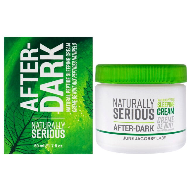 After-Dark Natural Peptide Sleeping Cream by Naturally Serious for Unisex - 1.7 oz Cream, See Description, hi-res image number 0