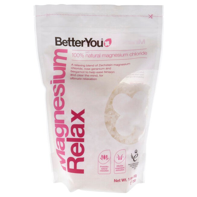 Magnesium Relax by BetterYou for Unisex - 26.4 oz Bath Salt, See Description, hi-res image number 0