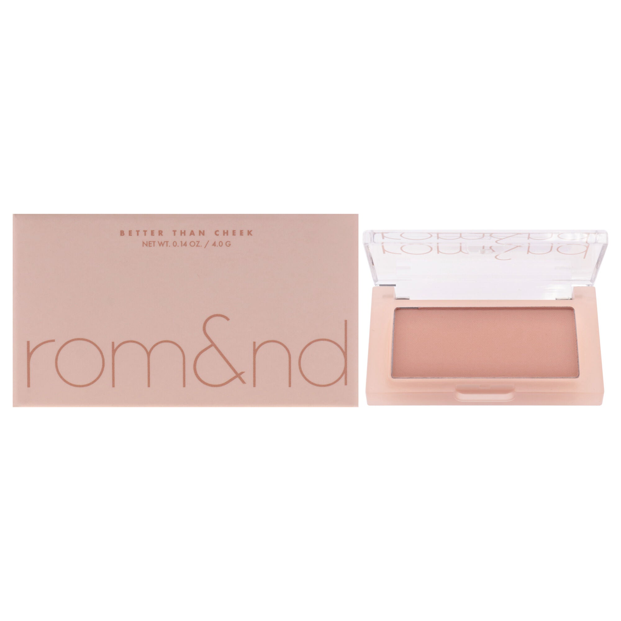 Better Than Cheek - N01 Nutty Nude by Rom&nd for Women - 0.2 oz Blush, Brown, hi-res image number 0