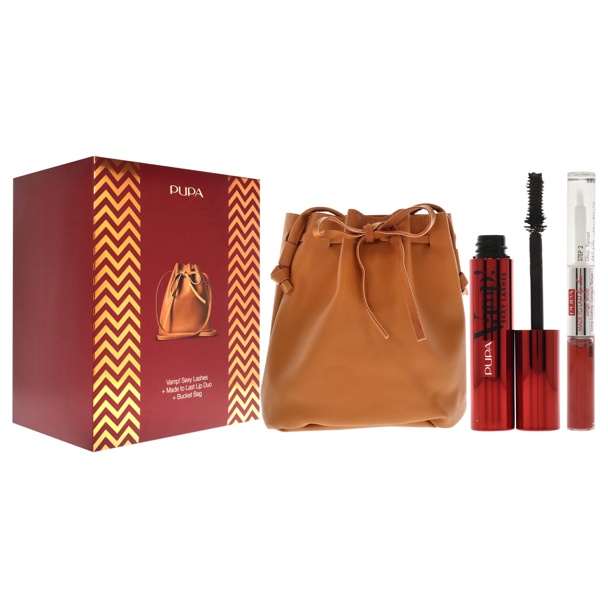 Vamp! Sexy Lashes and Made to Last Lip Set by Pupa Milano for Women - 3 Pc Set, See Description, alternate image number 2