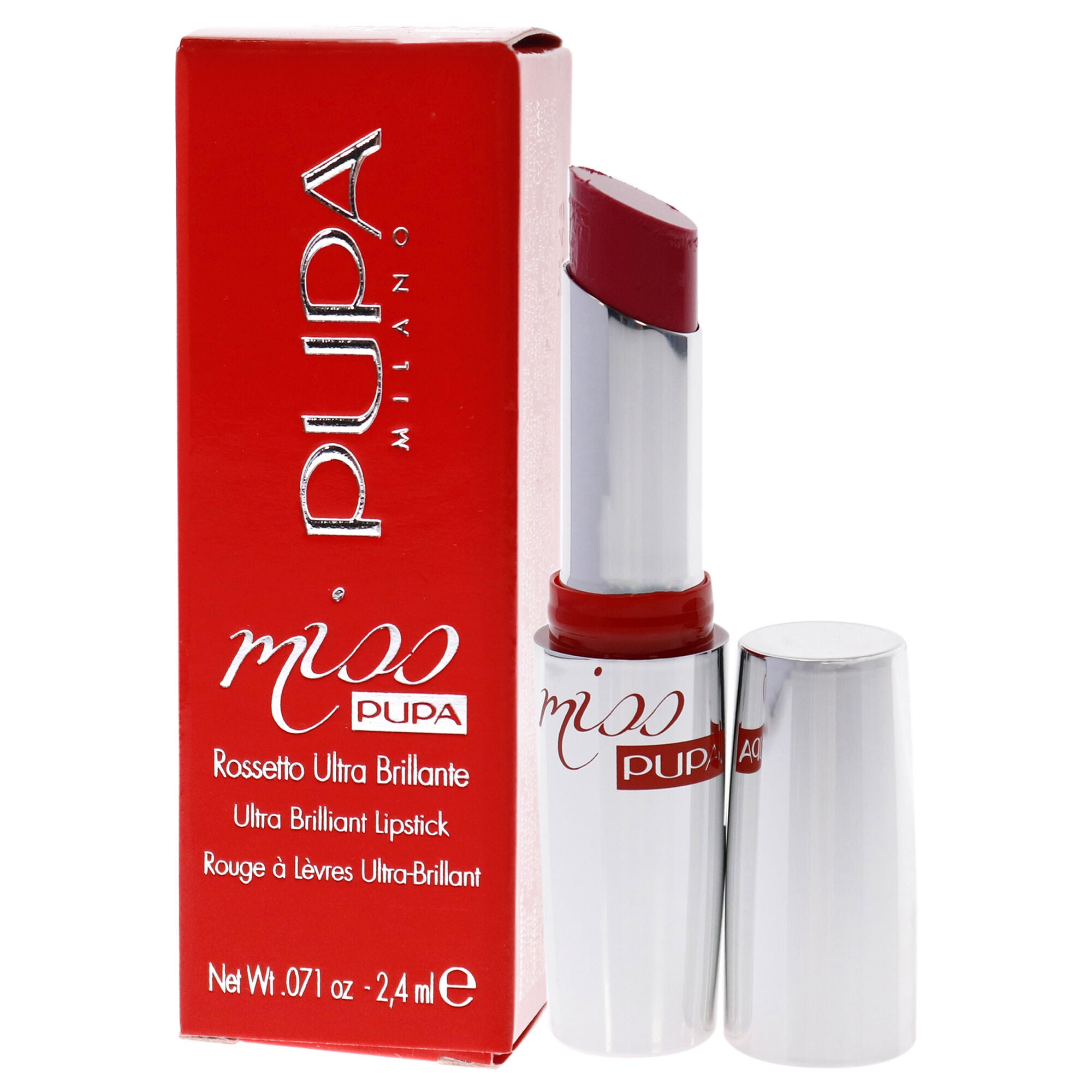 Miss Pupa Ultra Brilliant Lipstick - 302 Party Pink by Pupa Milano for Women - 0.071 oz Lipstick, See Description, alternate image number 2