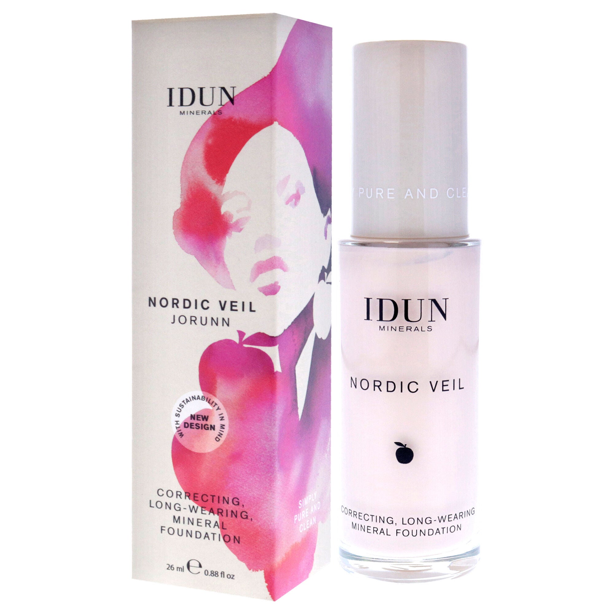 Nordic Veil Foundation - 301 Jorunn by Idun Minerals for Women - 0.88 oz Foundation, See Description, alternate image number 2