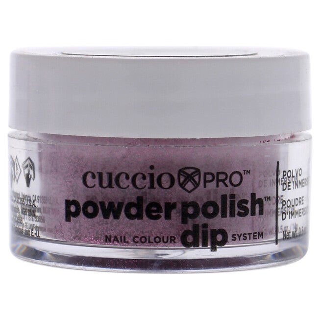 Pro Powder Polish Nail Colour Dip System - Barbie Pink Glitter by Cuccio Colour for Women - 0.5 oz Nail Powder, See Description, hi-res image number 0