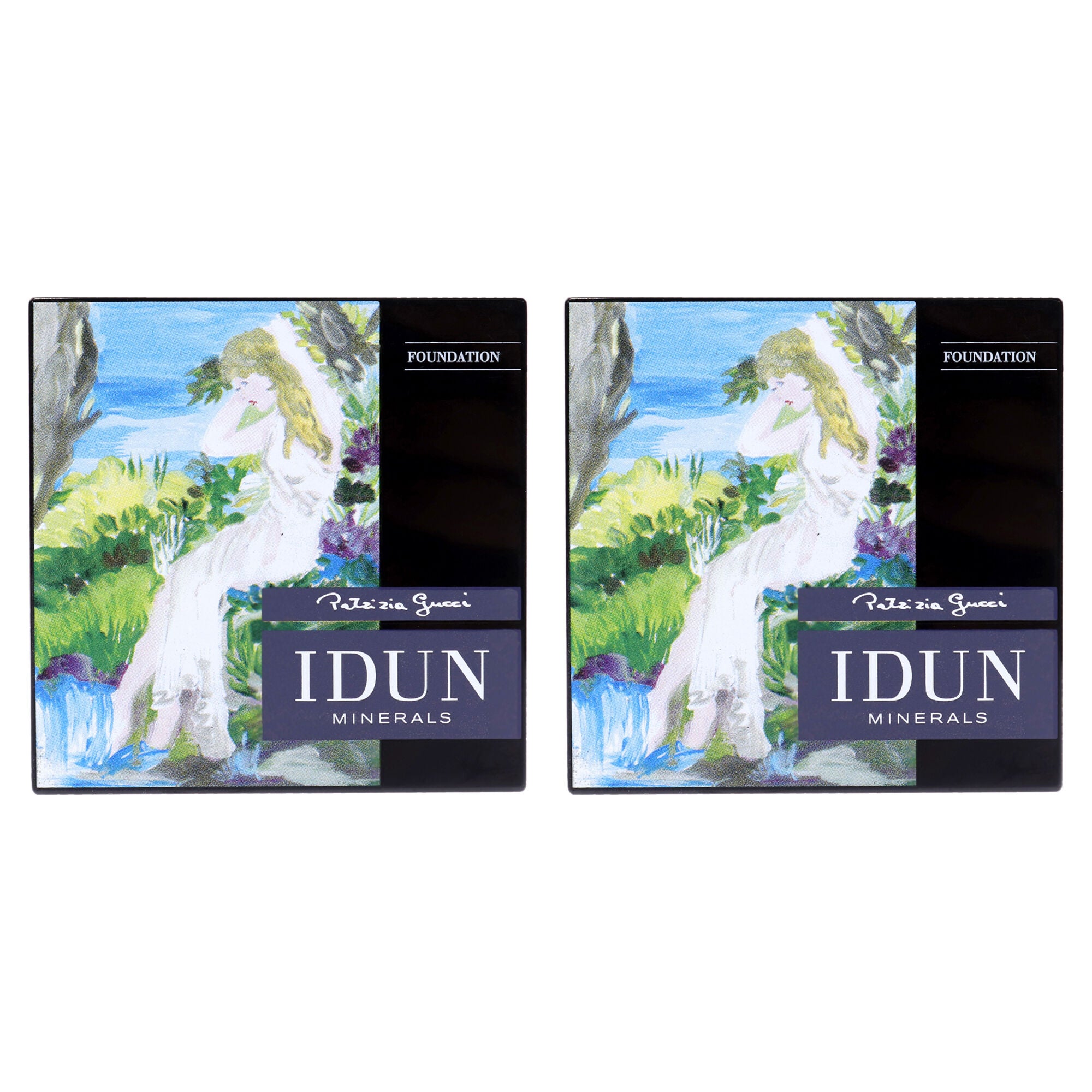 Powder Foundation - 010 Siri by Idun Minerals for Women - 0.31 oz Foundation - Pack of 2, See Description, hi-res image number 0