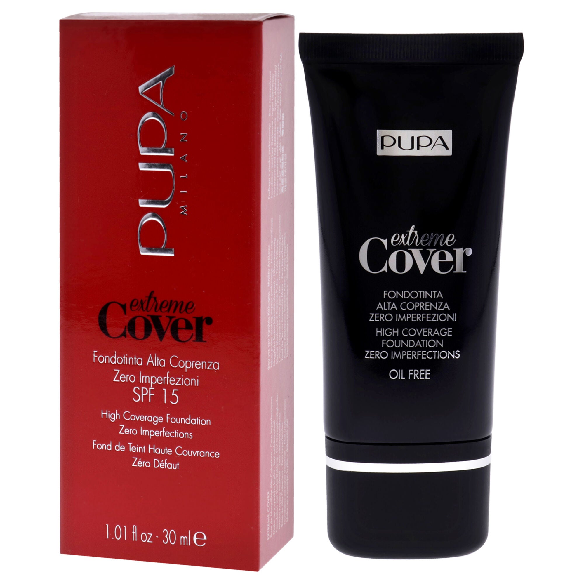 Extreme Cover Foundation SPF 15 - 040 Medium Honey by Pupa Milano for Women - 1.01 oz Foundation, See Description, alternate image number 3