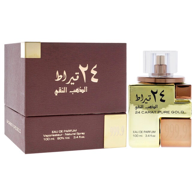 24 Carat Pure Gold by Lattafa for Women - 3.4 oz EDP Spray, See Description, alternate image number 2
