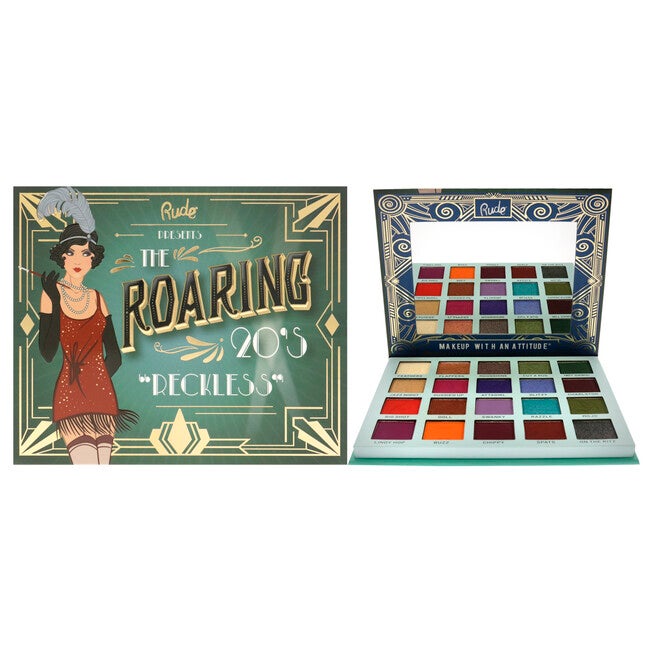 The Roaring 20s Eyeshadow Palette - Reckless by Rude Cosmetics for Women - 1.06 oz Eye Shadow, See Description, hi-res image number 0