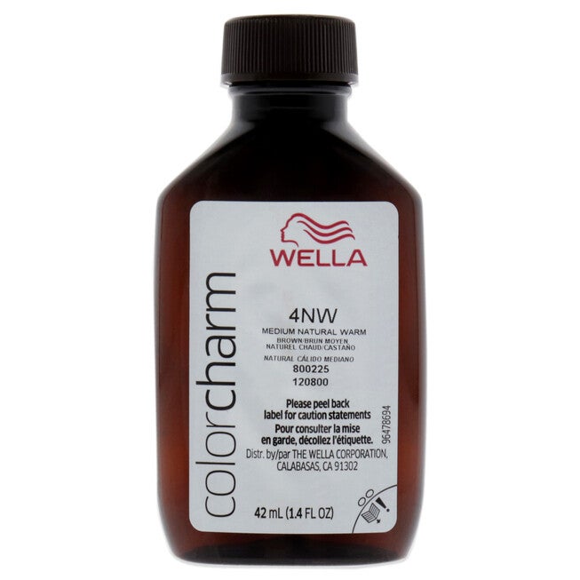 Color Charm Permanent Liquid Haircolor - 4NW Medium Natural Warm Blonde by Wella for Unisex - 1.4 oz Hair Color, See Description, alternate image number 4