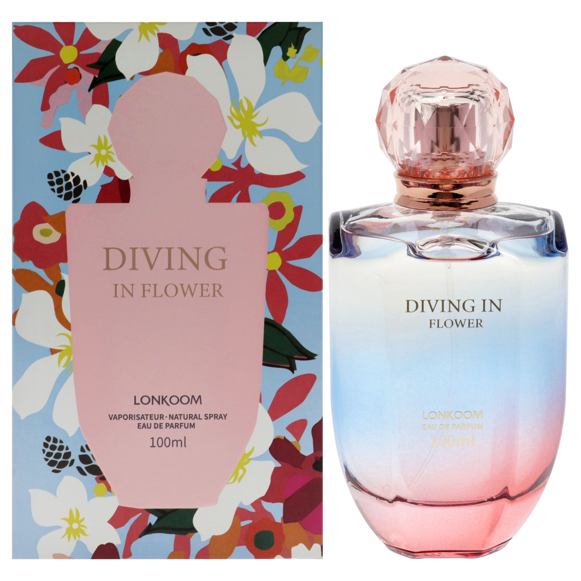 Diving In Flower by Lonkoom for Women - 3.4 oz EDP Spray, See Description, hi-res image number 0