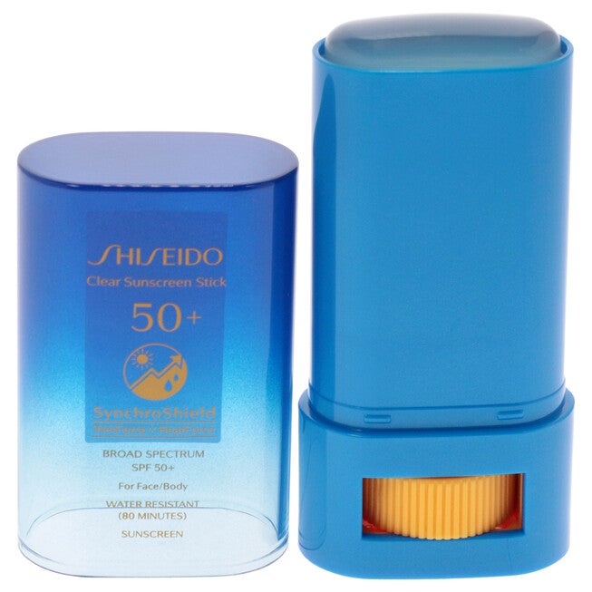 Clear Sunscreen Stick SPF 50 Plus by Shiseido for Unisex - 0.52 oz Sunscreen, , alternate image number null