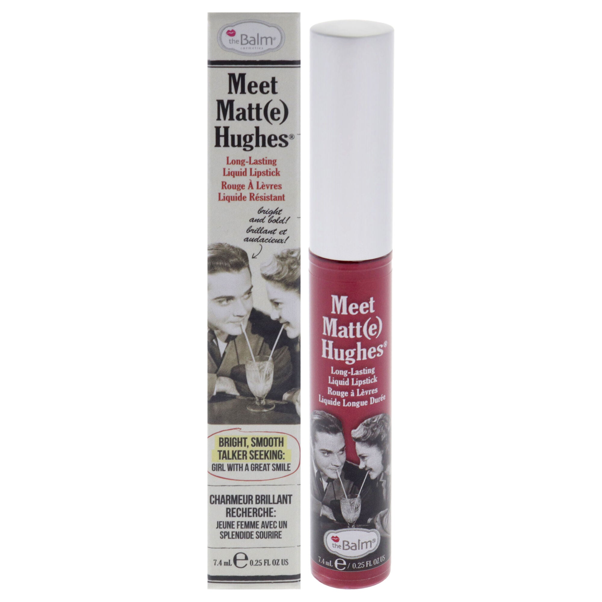 Meet Matte Hughes Long Lasting Liquid Lipstick - Dedicated by the Balm for Women - 0.25 oz Lip Gloss, See Description, hi-res image number 0