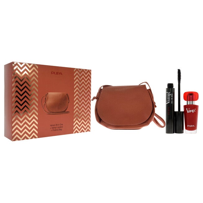 Vamp! All In One and Vamp Lipstick Kit by Pupa Milano for Women - 3 Pc 0.30oz 011 Sexy Black, 0.123oz 301 Intense Red, Postina Bag, , alternate image number 5