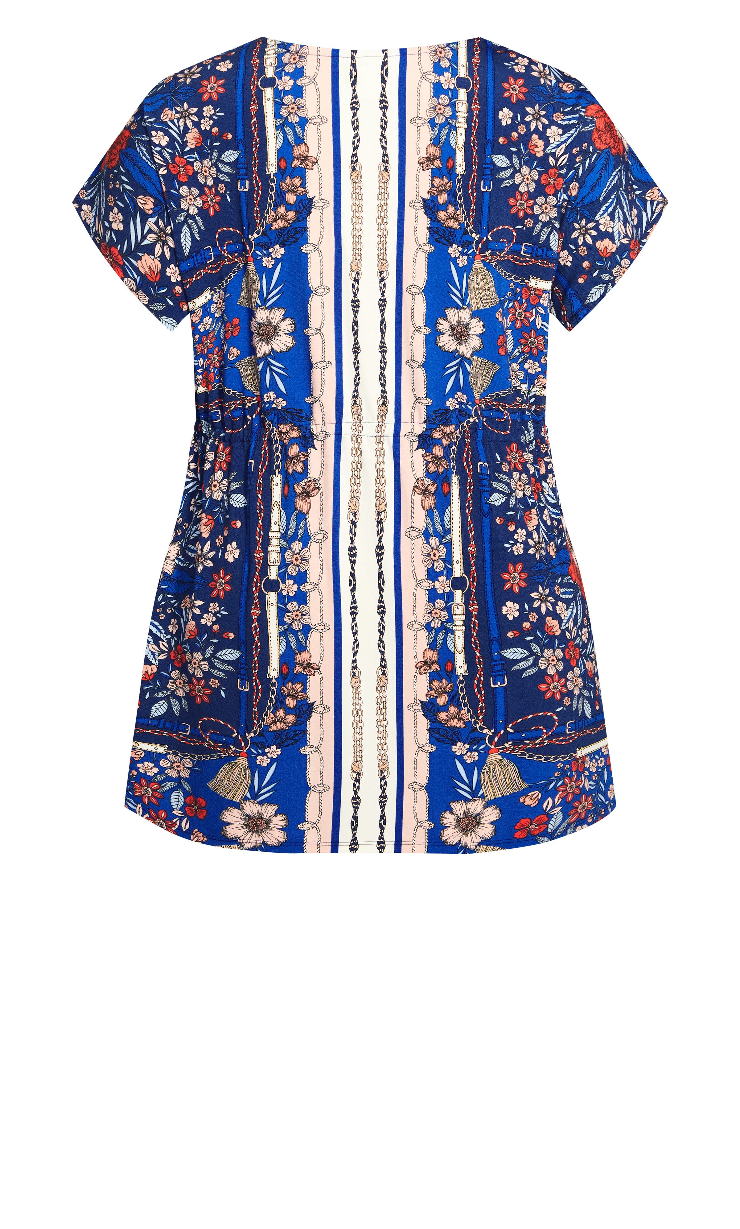 Selina Scarf Tunic - navy, , alternate image number 4