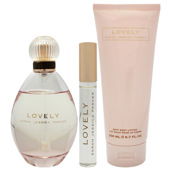 Lovely by Sarah Jessica Parker for Women - 3 Pc Gift Set 3.4oz EDP Spray, 0.34oz EDP RollerBall, 6.7oz Body Lotion, See Description, alternate image number null