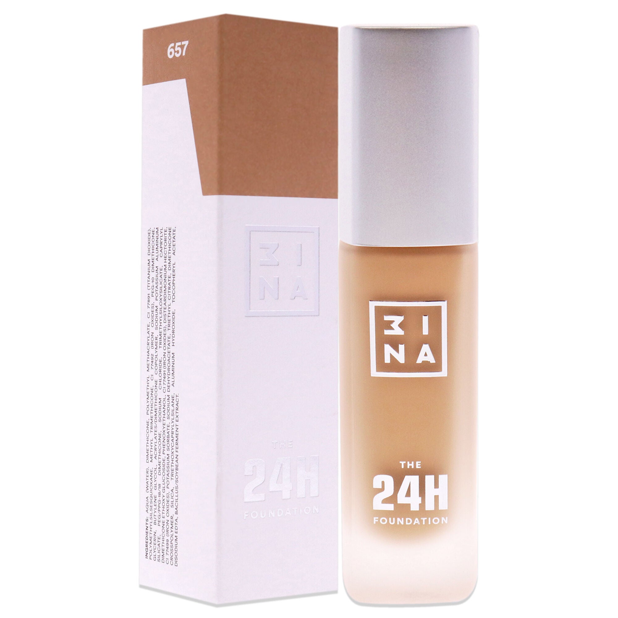 The 24H Foundation - 657 by 3INA for Women - 1.01 oz Foundation, , alternate image number 6
