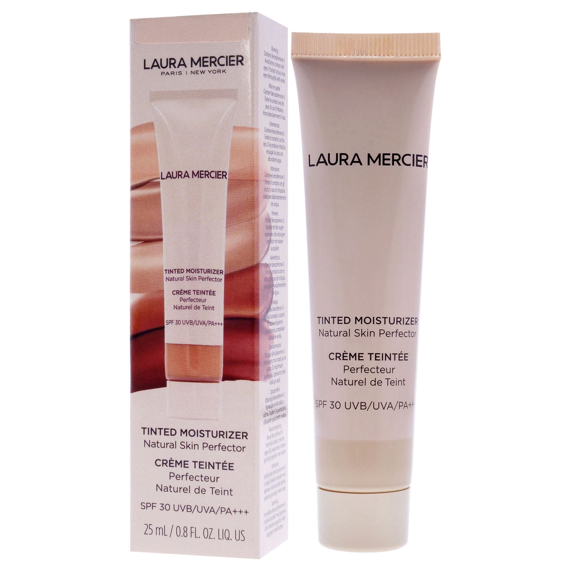 Tinted Moisturizer Natural Skin Perfector Mini SPF 30 - 0W1 Pearl by Laura Mercier for Women - 0.8 oz Foundation, See Description, alternate image number 3
