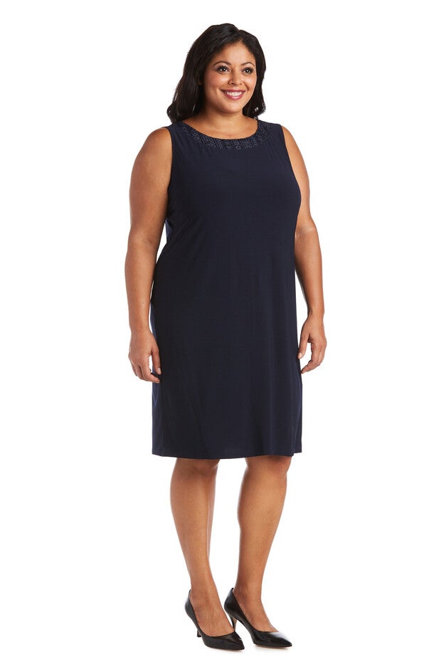 Embellished Shift Dress & Jacket Duo, , alternate image number null