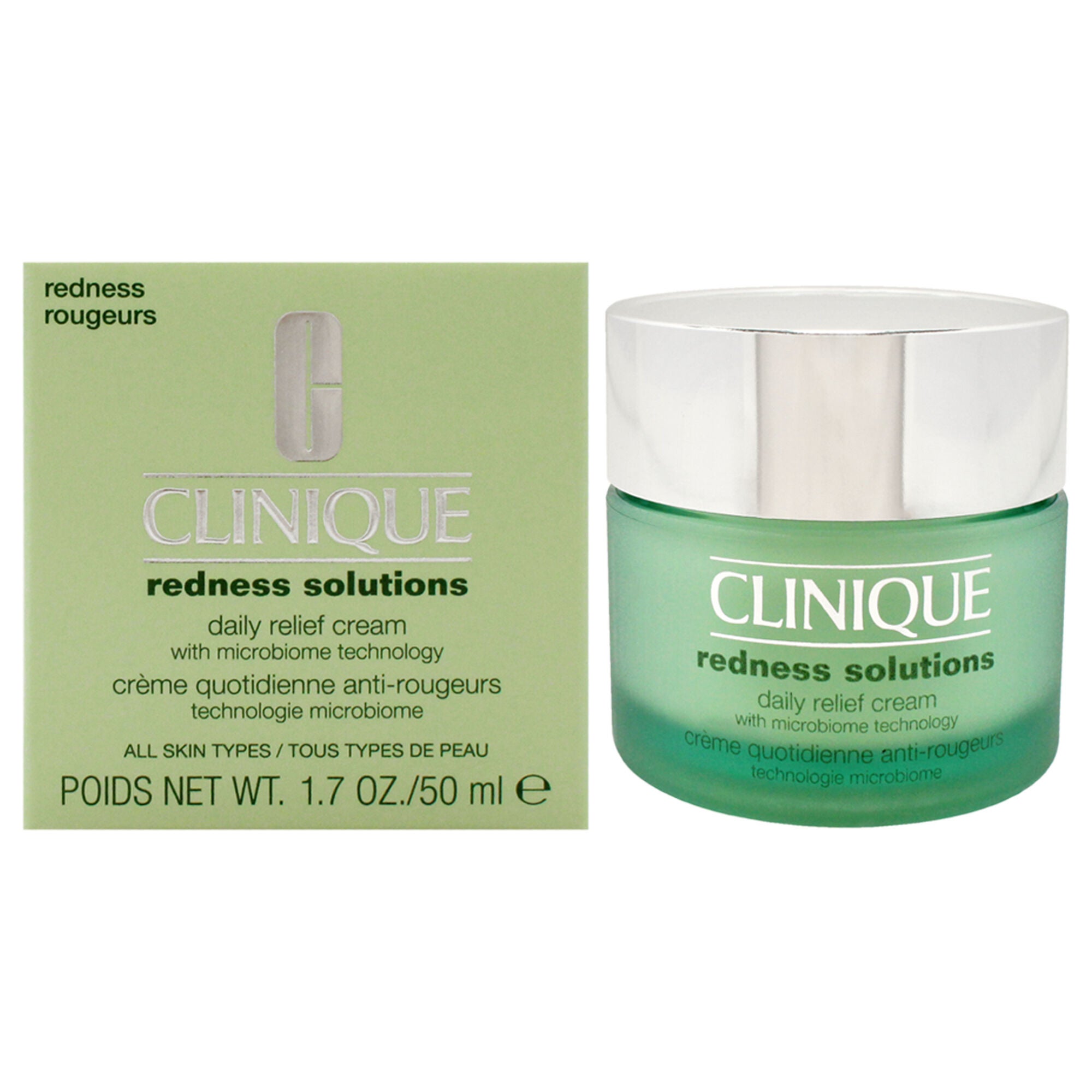 Redness Solutions Daily Relief Cream - All Skin Types by Clinique for Unisex - 1.7 oz Cream, See Description, hi-res image number 0