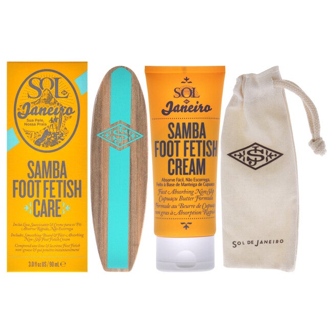 Samba 2-Step Foot Fetish Care by Sol de Janeiro for Unisex - 3 oz Cream, NA, hi-res image number 0