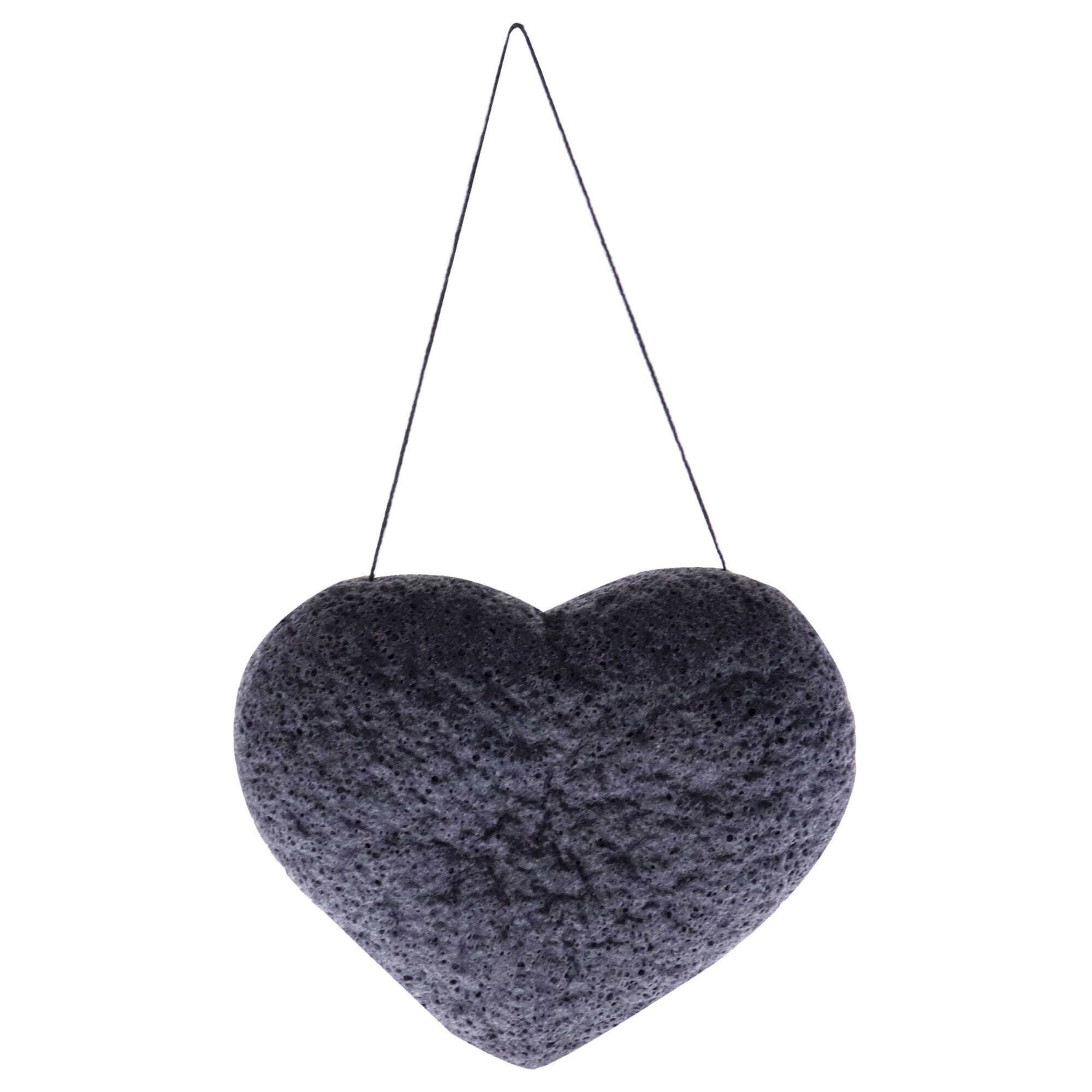 One Love Organics The Cleansing Sponge Bamboo Charcoal Heart by One Love Organics for Women - 1 Pc Sponge, See Description, alternate image number 1
