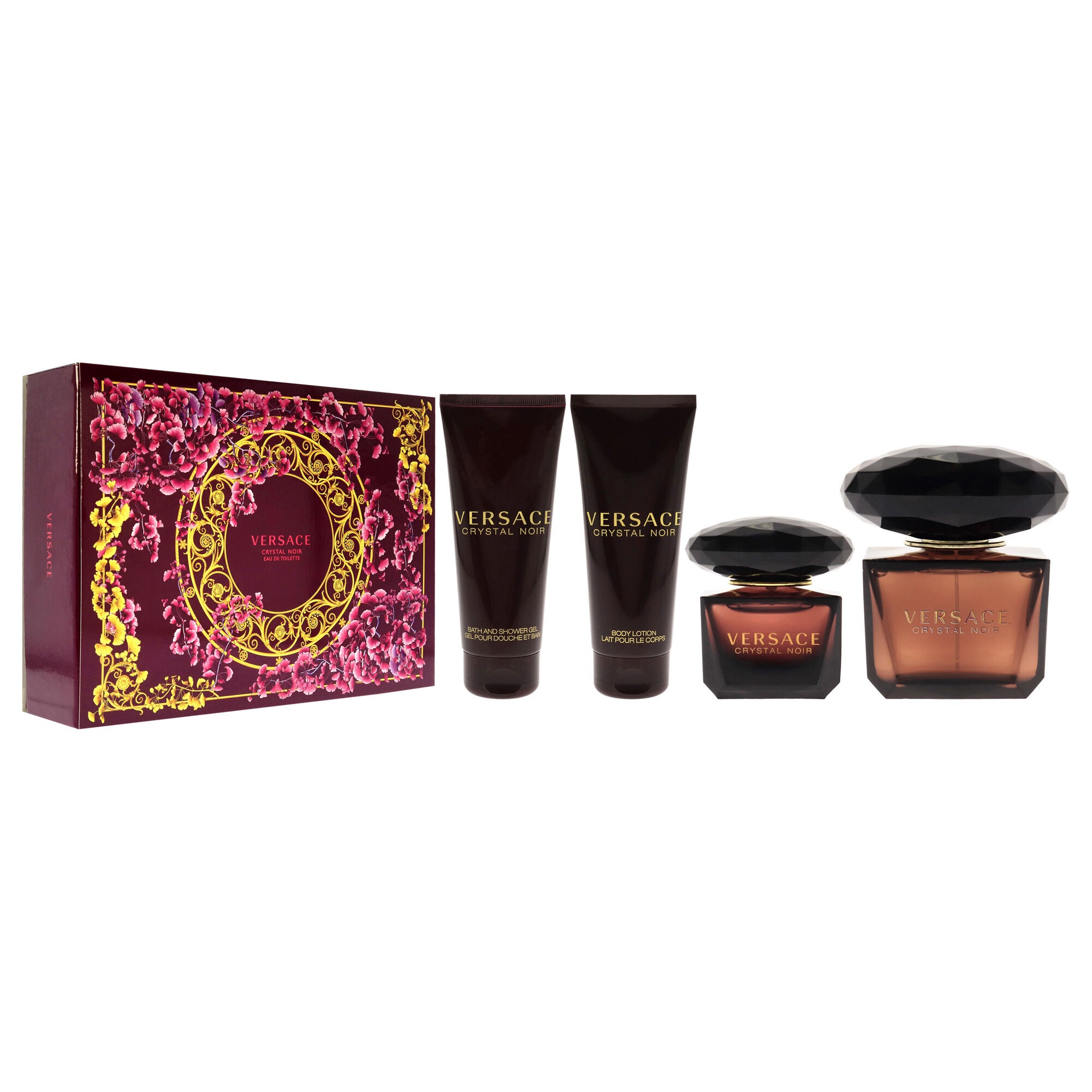 Versace Crystal Noir by Versace for Women - 4 Pc Gift Set 3oz EDT Spray, 3.4oz Bath and Shower Gel, 3.4oz Body Lotion, 5ml EDT Splash Mini, , alternate image number 5