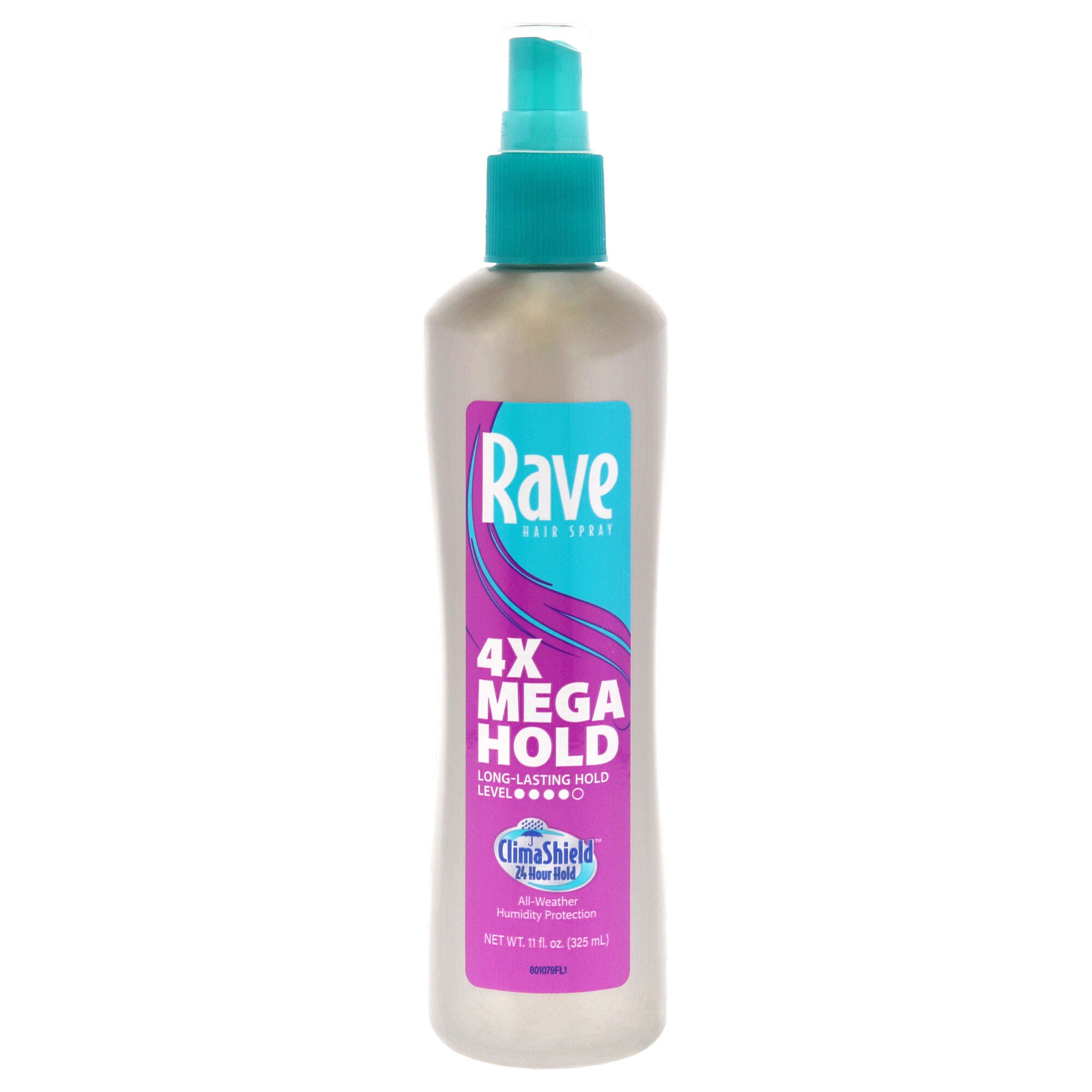 4X Mega Hold Hairspray by Rave for Unisex - 11 oz Hair Spray, See Description, hi-res image number 0