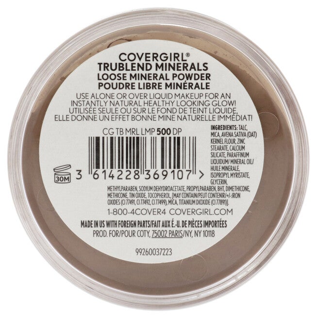 TruBlend Loose Mineral Powder - 500 Deep by CoverGirl for Women - 0.63 oz Powder, See Description, alternate image number 1