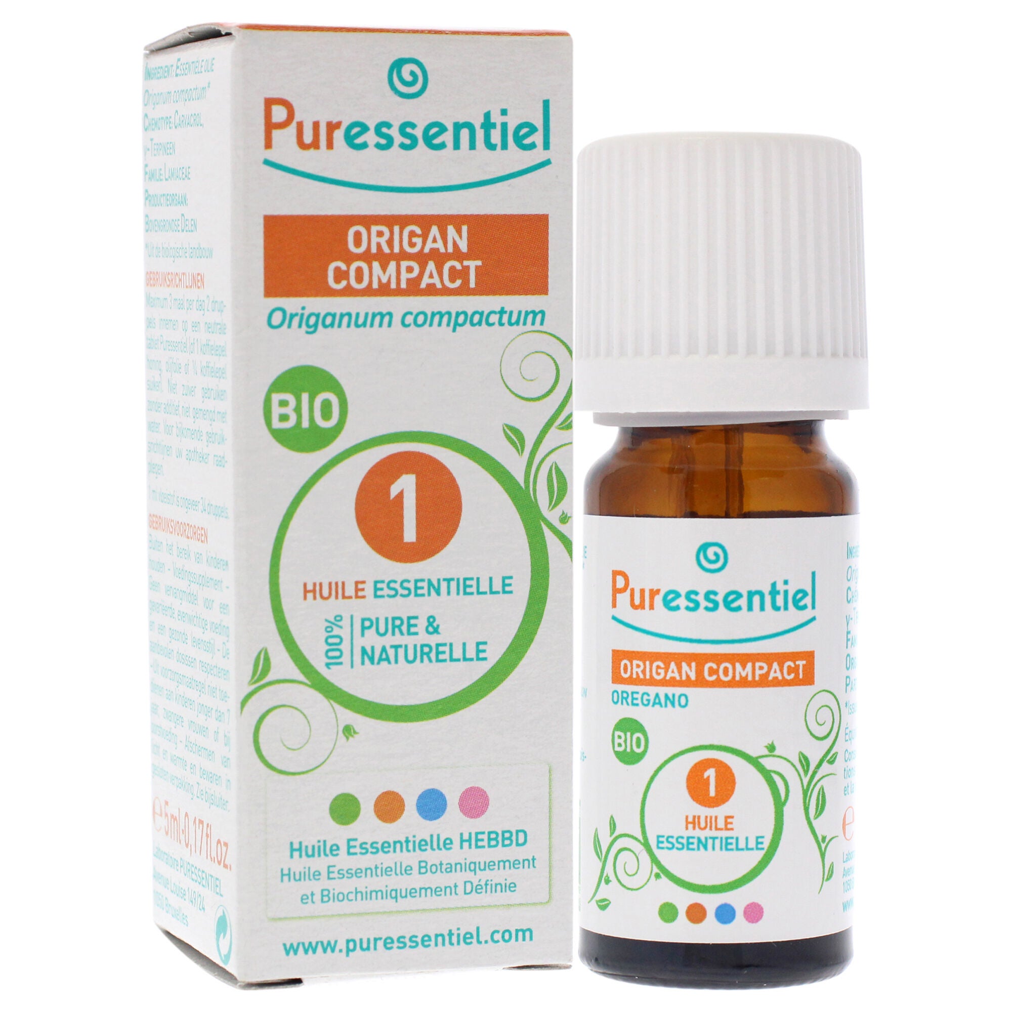 Organic Essential Oil - Origen Compact Oregano by Puressentiel for Unisex - 0.17 oz Oil, See Description, alternate image number 2