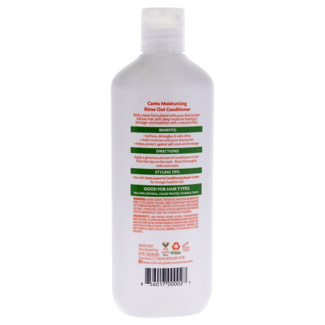 Shea Butter Moisturizing Rinse Out Conditioner by Cantu for Unisex - 13.5 oz Conditioner, See Description, alternate image number 1