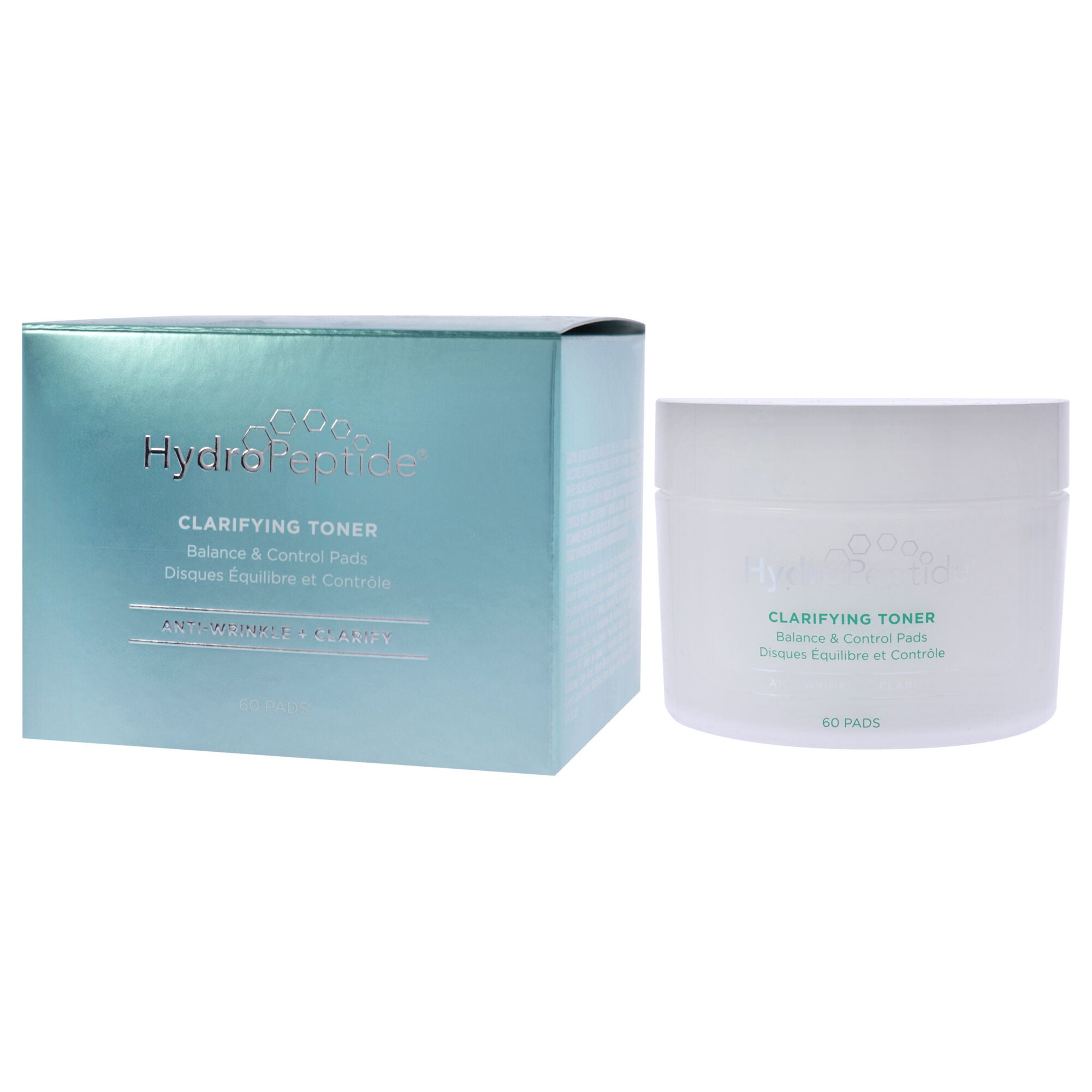 Clarifying Toner Balance and Control Pads by Hydropeptide for Unisex - 60 Pc Pads, See Description, alternate image number 3
