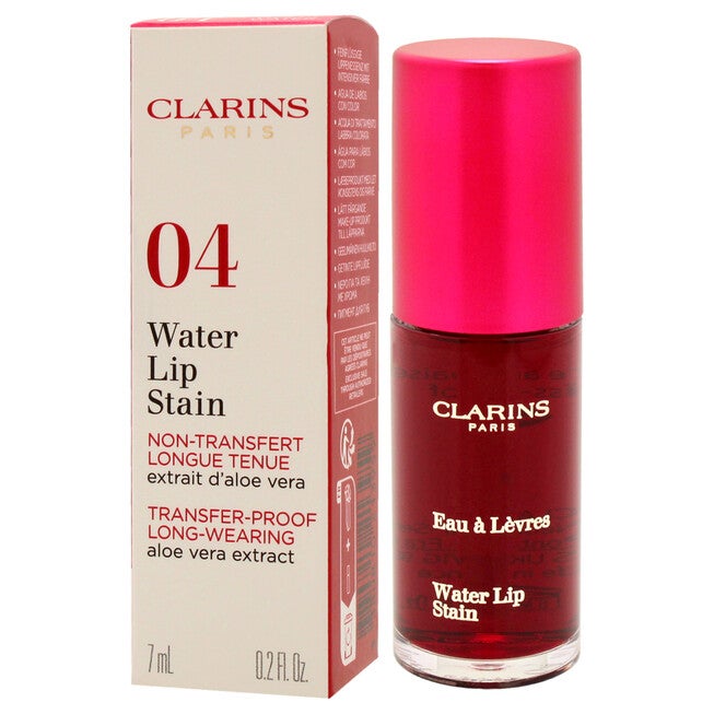 Water Lip Stain - 04 Violet Water by Clarins for Women - 0.2 oz Lipstick, NA, alternate image number null