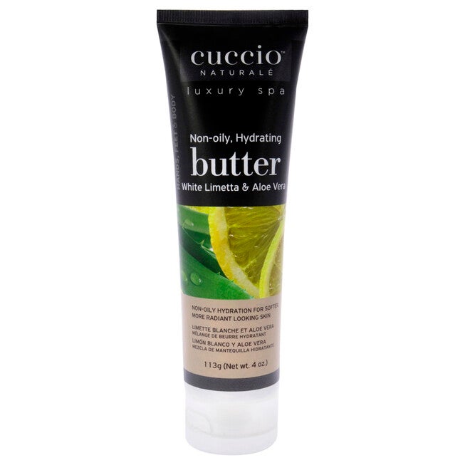 Butter - White Limetta and Aloe Vera by Cuccio Naturale for Unisex - 4 oz Body Cream, See Description, hi-res image number 0