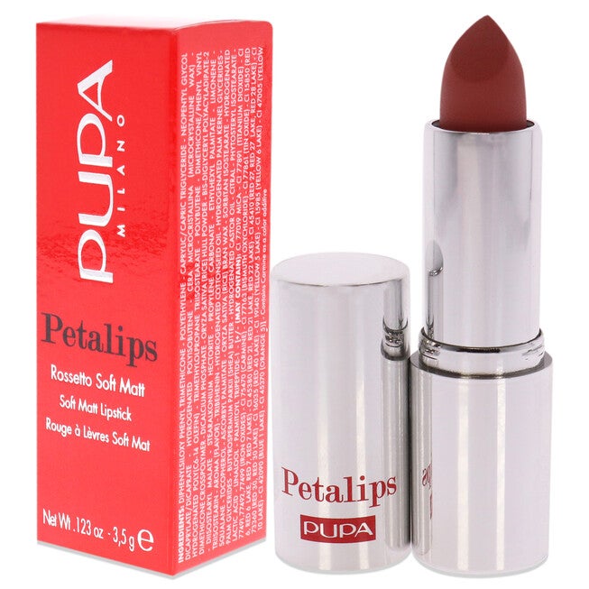 Petalips Soft Matt Lipstick - 002 Nude Peony by Pupa Milano for Women - 0.123 oz Lipstick, See Description, alternate image number 3