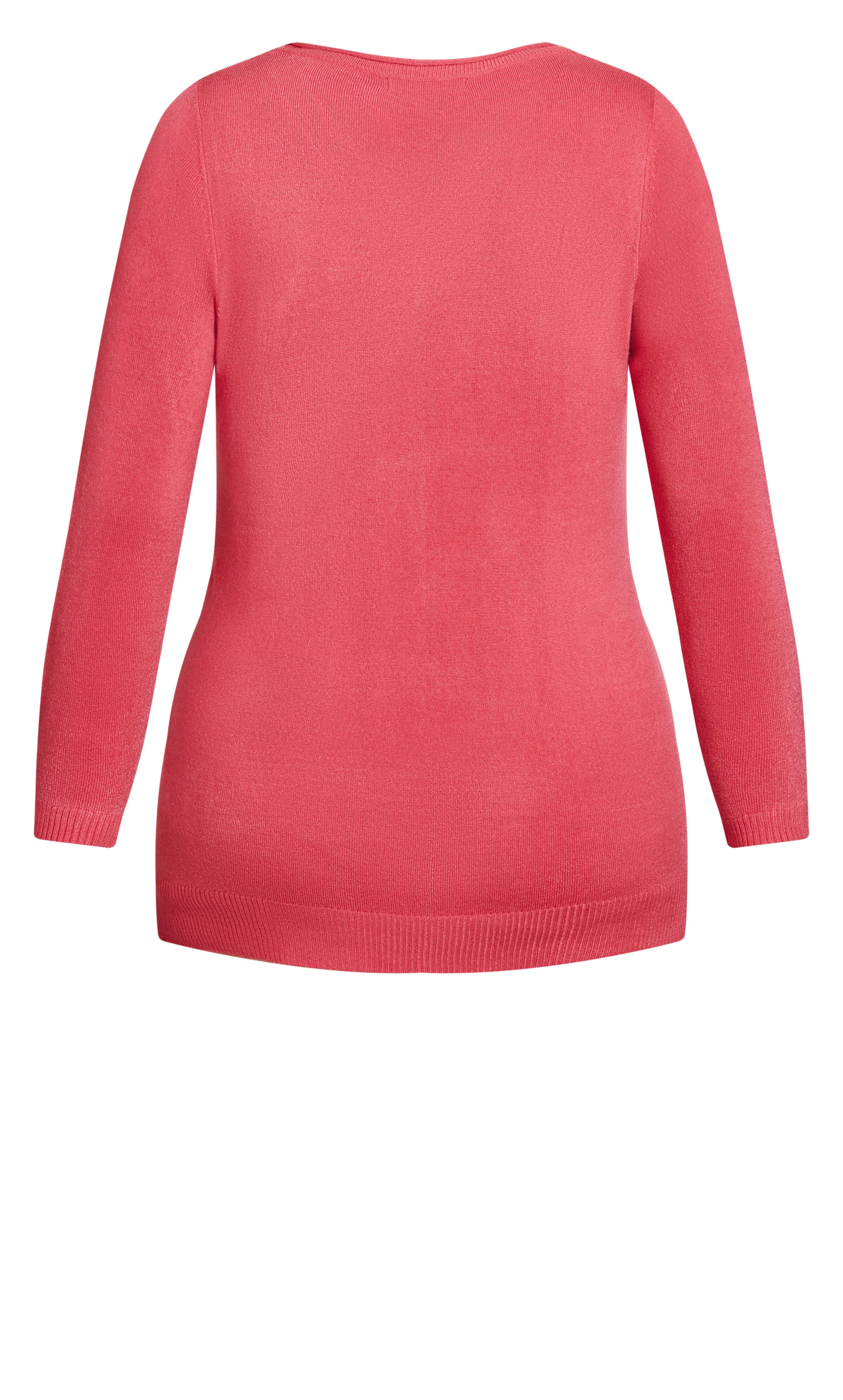 V Neck Sweater - pink, , alternate image number 5