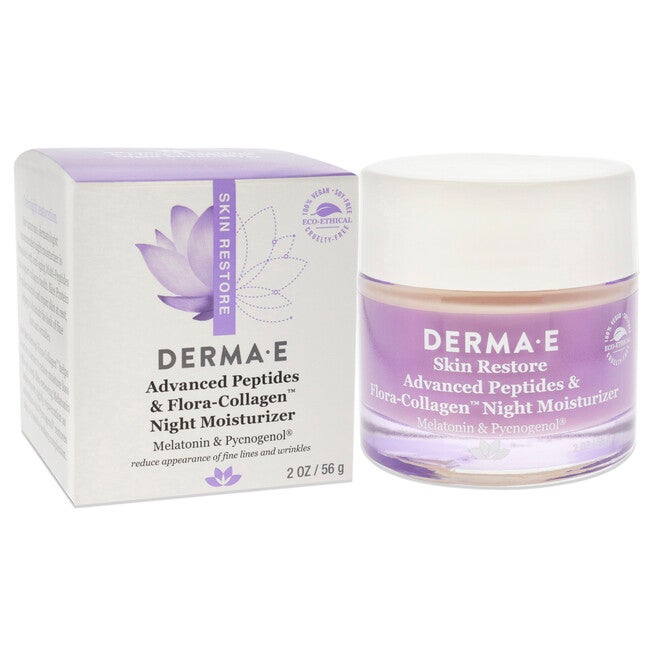 Advanced Peptides and Flora-Collagen Night Moisturizer by Derma-E for Unisex - 2 oz Moisturizer, , alternate image number 3