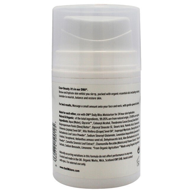 Daily Hydration Renewal Night Cream by Organic Works for Unisex - 1.69 oz Cream, See Description, alternate image number 1