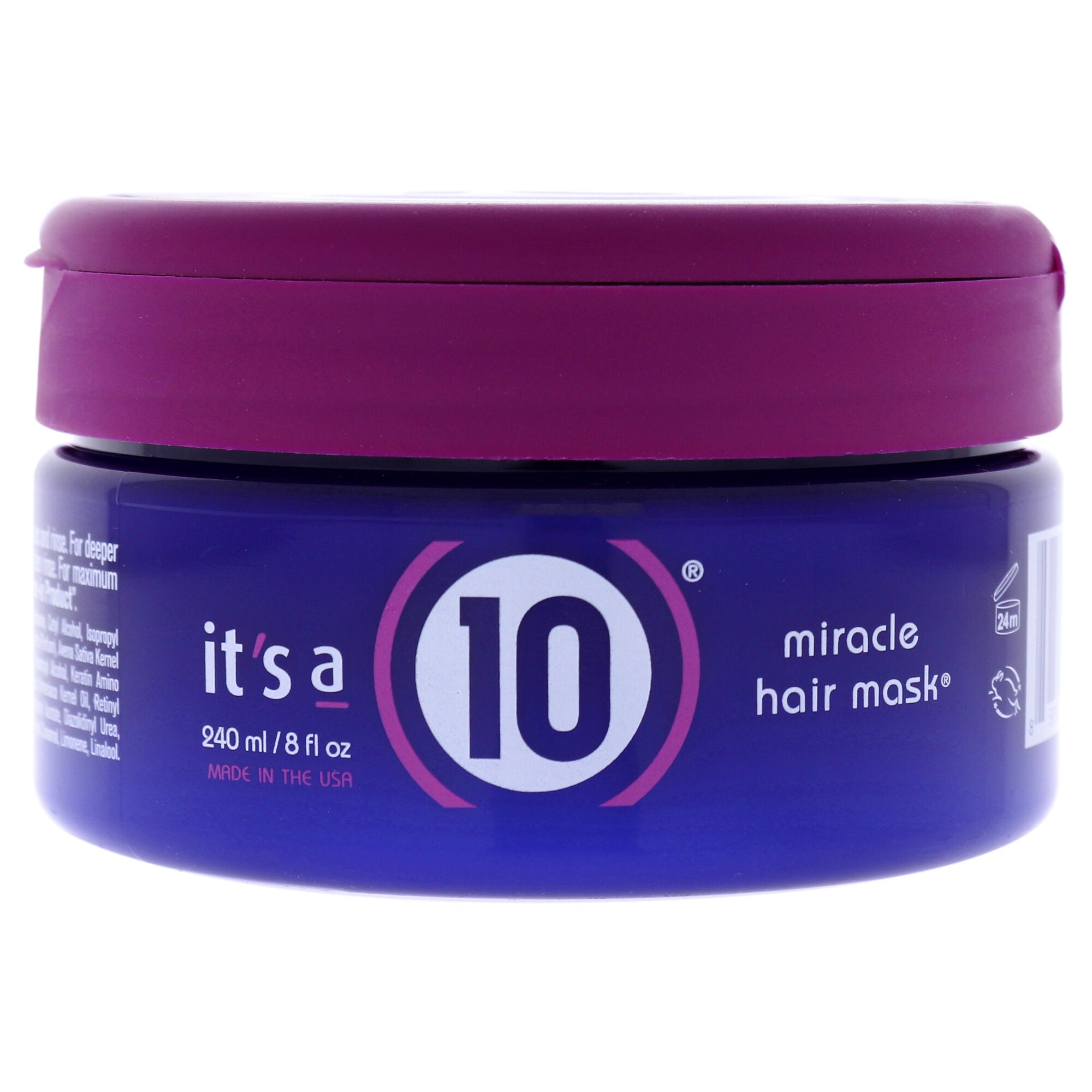 Miracle Hair Mask by Its A 10 for Unisex - 8 oz Mask, See Description, hi-res image number 0